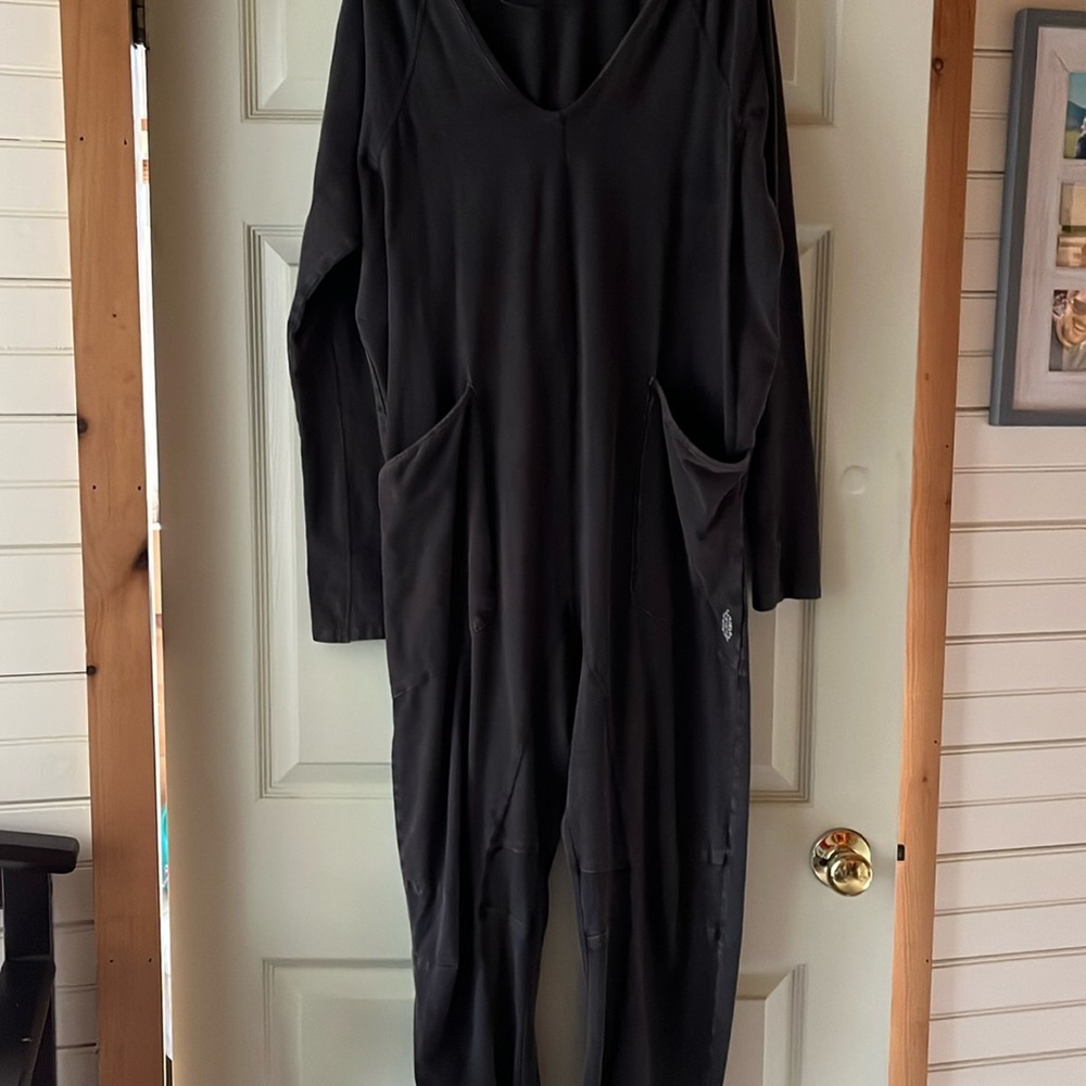 Black Long Sleeve Jumpsuit
